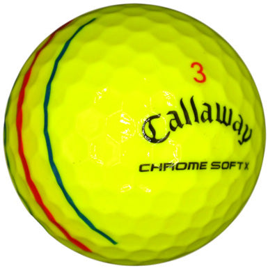 Callaway Chrome Soft X Triple Track Yellow - 1 Dozen