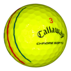 Callaway Chrome Soft X Triple Track Yellow
