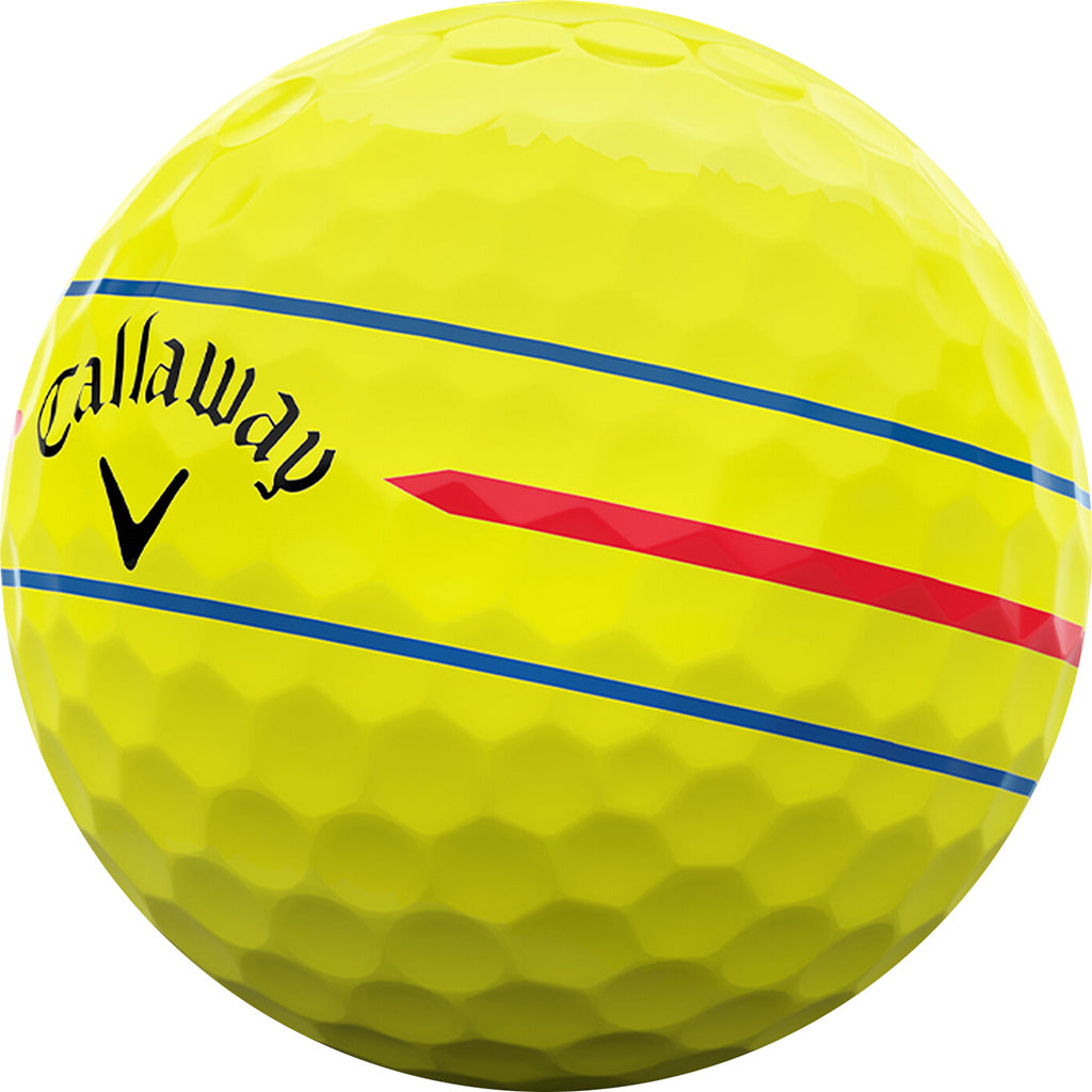 Callaway Chrome Soft Yellow Alignment
