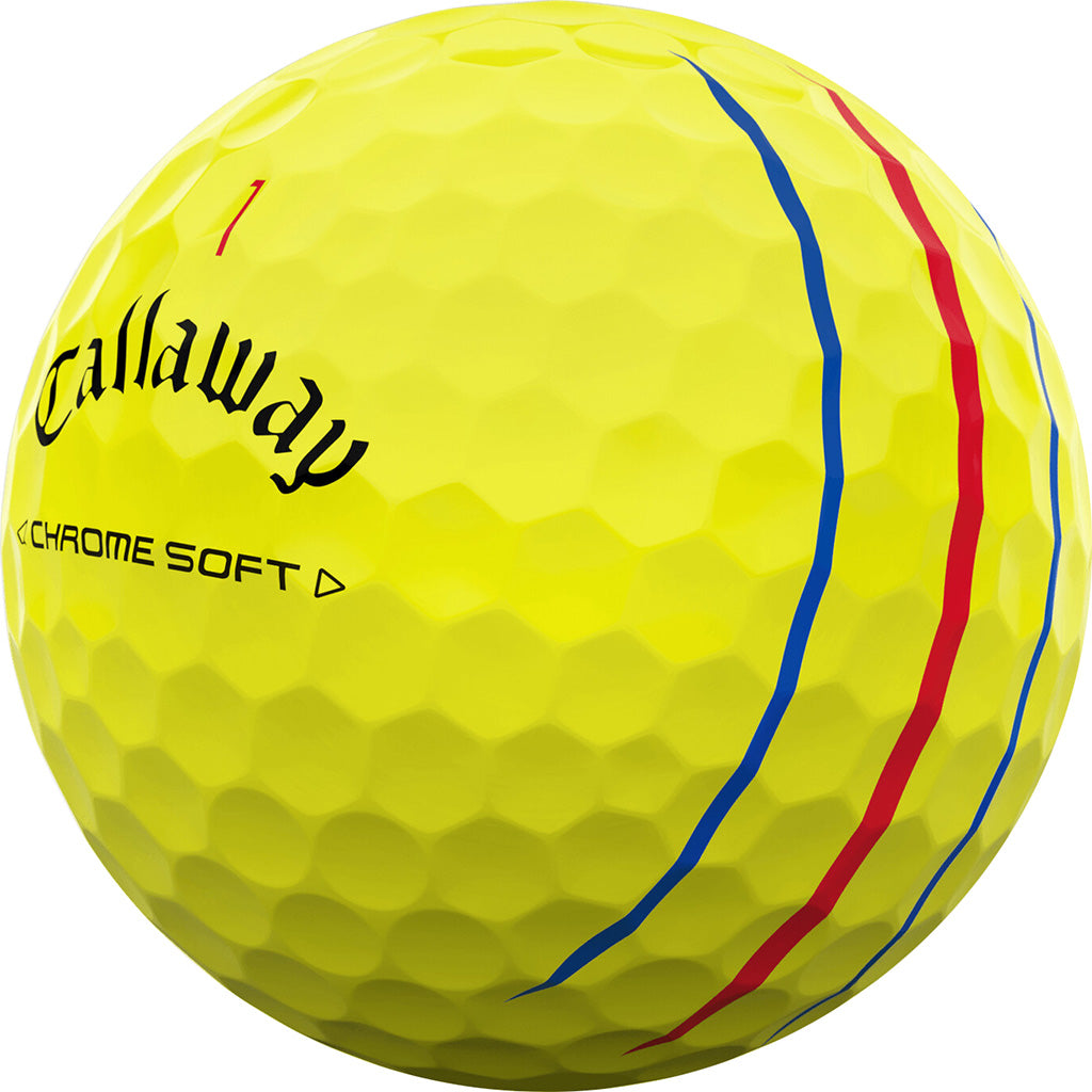 Callaway Chrome Soft Yellow Alignment