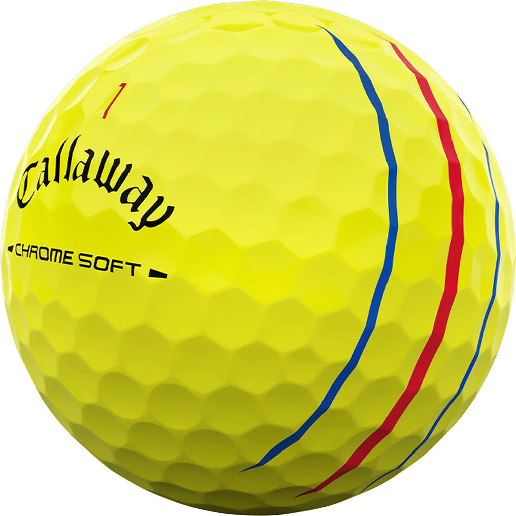 Callaway Chrome Soft Yellow Alignment