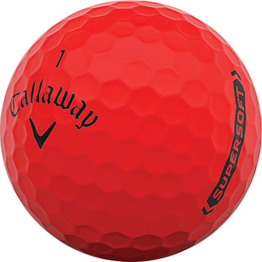 Callaway Supersoft Matte Red - 1 Dozen