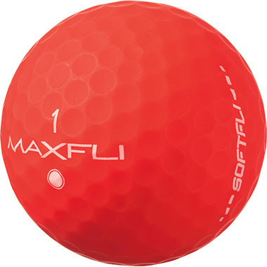 Maxfli SoftFli Matte Red - 1 Dozen