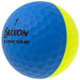 Srixon Q-Star Tour Divide Yellow & Blue - 1 Dozen