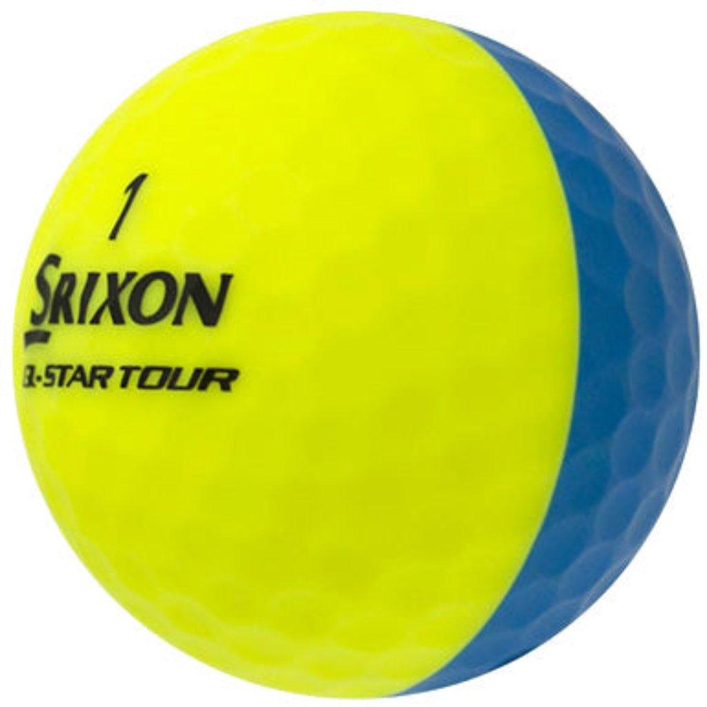 Srixon Q-Star Tour Divide Yellow & Blue – franksshanks.com