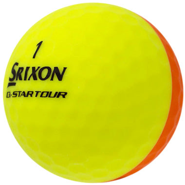 Srixon Q-Star Tour Divide Yellow & Orange - 1 Dozen