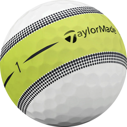 TaylorMade Tour Response Stripe Lime - 1 Dozen