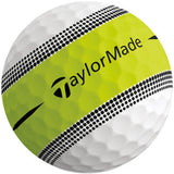 TaylorMade Tour Response Stripe Lime - 1 Dozen