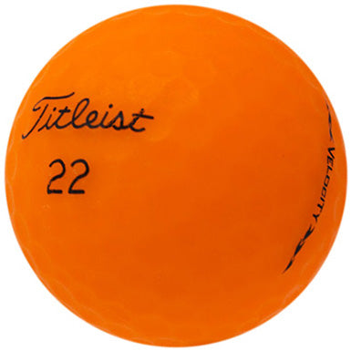 Titleist Velocity Matte Orange - 1 Dozen