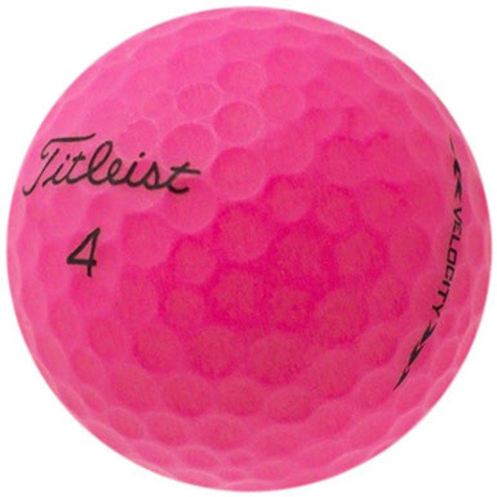 Titleist Velocity Matte Color Mix, includes Titleist Velocity Matte Pink