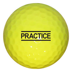 Refinished Practice Balls Yellow