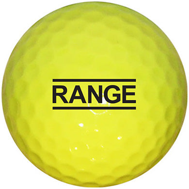 Refinished Range Balls Yellow